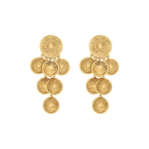 SAINT LAURENT Metal Earrings Women's Gold
