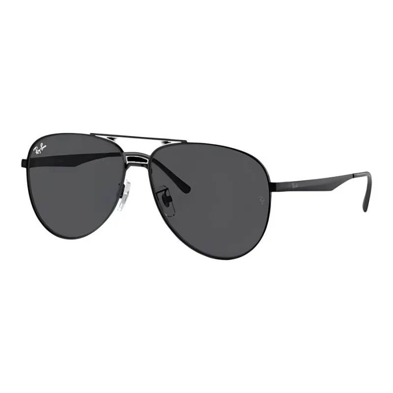 RayBan Metal Aviator Sunglasses Unisex Black-0