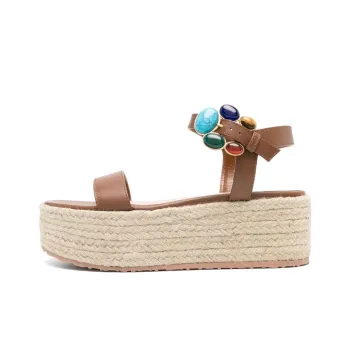 GIANVITO ROSSI Strap Sandals 6.5cm Women's Brown