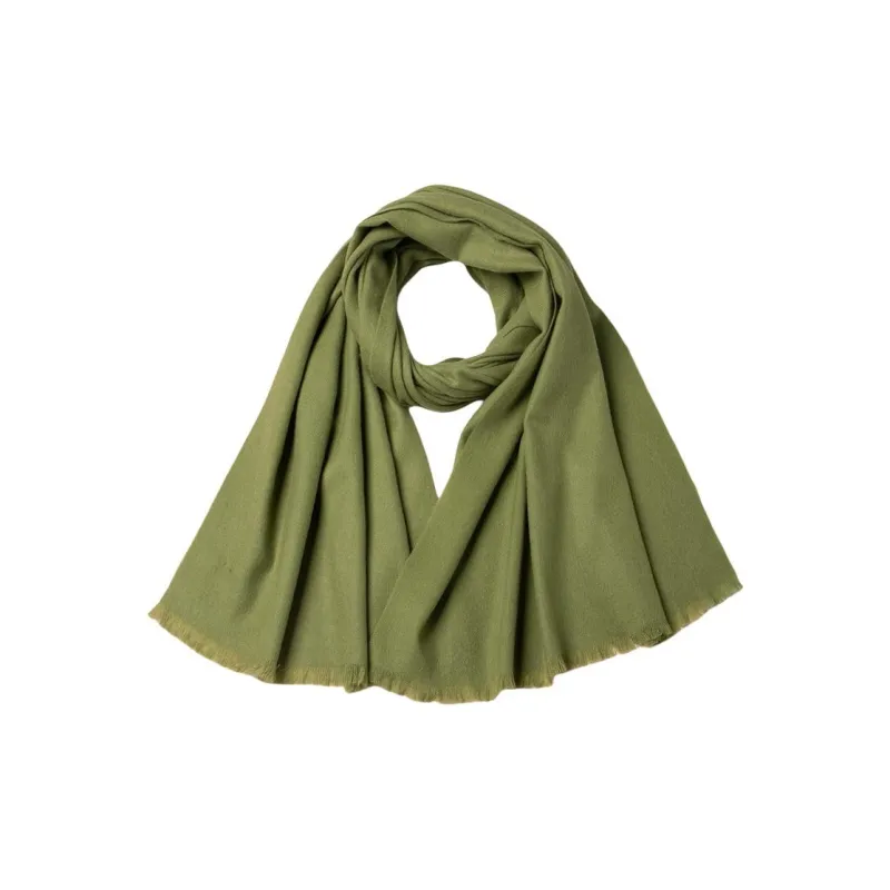 Red Bean 30% Cashmere 70% Wool Knit Scarves Unisex-0