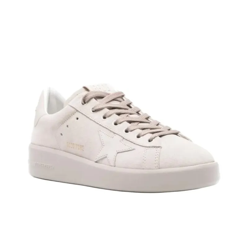 Golden Goose Pure Low-Top Skateboard Shoes Women's Taupe-2