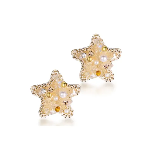 BAYAOQI817 S925 Silver Stud Earrings Women's