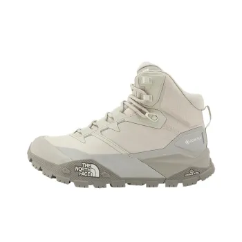 THE NORTH FACE Anti Slip And Wear Resistant Water Resistant High Top Trekking Shoes Women's Moon Shadow Gray