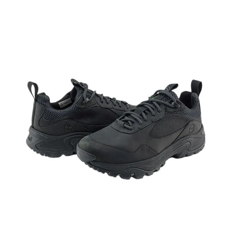 Timberland Anti-Slip Wear-Resistant Low-Top Trekking Shoes Men's Black-3