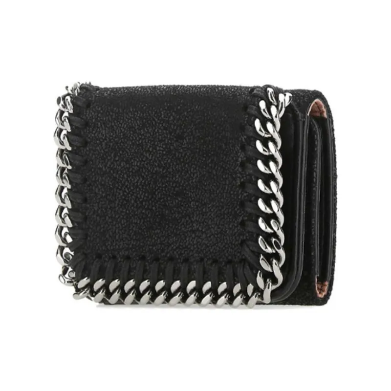 Stella McCartney Polyester Wallet Women's Black-1