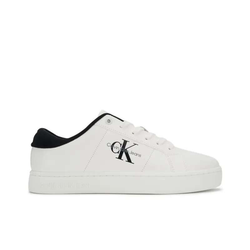 CKJ CALVIN KLEIN JEANS Skateboard Shoes Men's White/Black-1