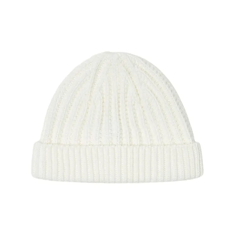 Loro Piana Cotton Beanies Men's White-1