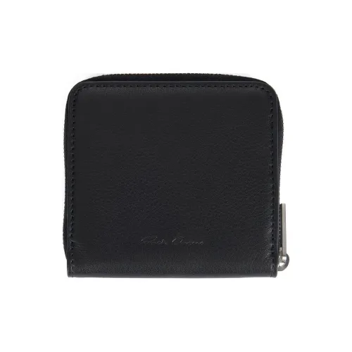 RICK OWENS/RO Calfskin Wallet Men's Black
