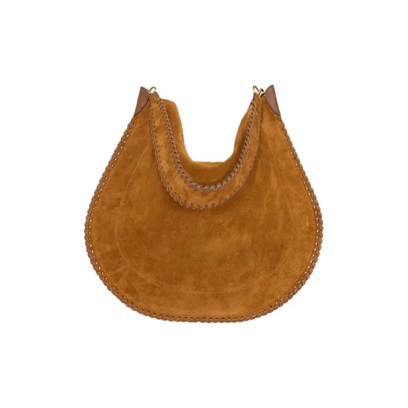 ISABEL MARANT Calf Suede Crescent Bag Shoulder Bag Women's Brown-3