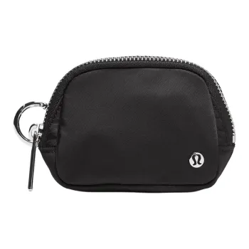 Lululemon Everywhere Nylon Coin Purse Nano Unisex Black