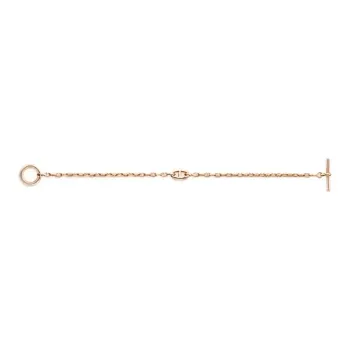 HERMES Rose Gold Bracelets Women's Rose Gold