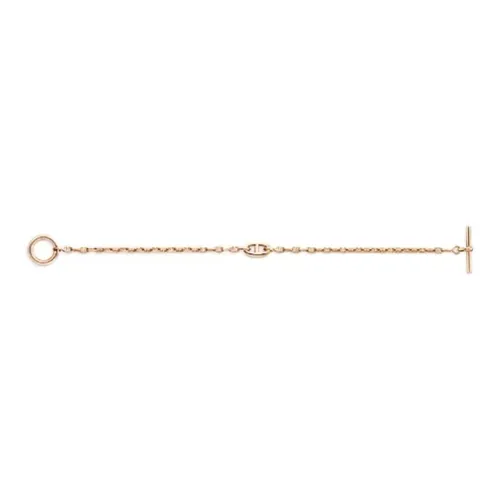 HERMES Rose Gold Bracelets Women's Rose Gold