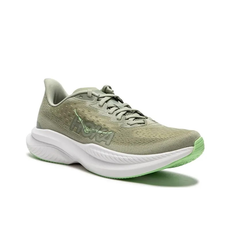 HOKA ONE ONE MACH 6 Abrasion Resistant Low Top Running Shoes Men's Cyan-1
