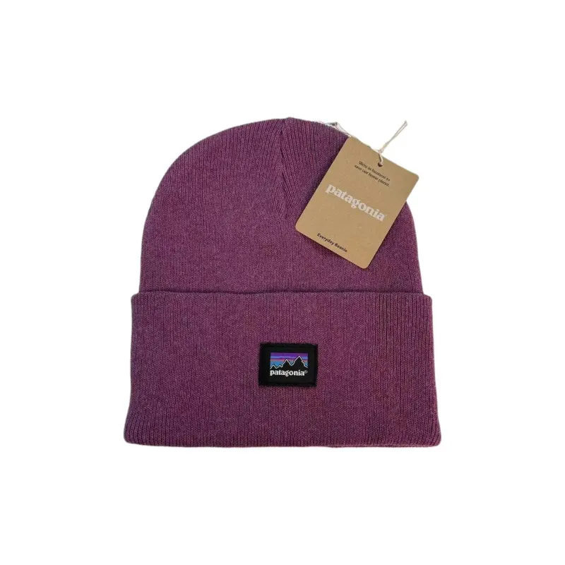 Patagonia Recycled Polyester Beanies Unisex Black-1