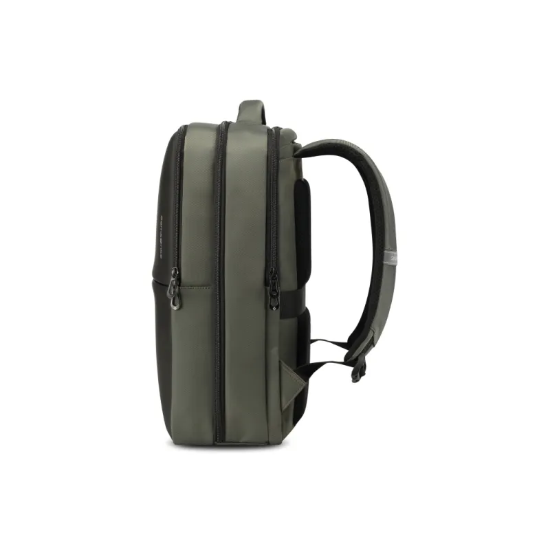 SAMSONITE Fabric Large Capacity Student Backpack Regular Unisex Black/Green Patchwork-2