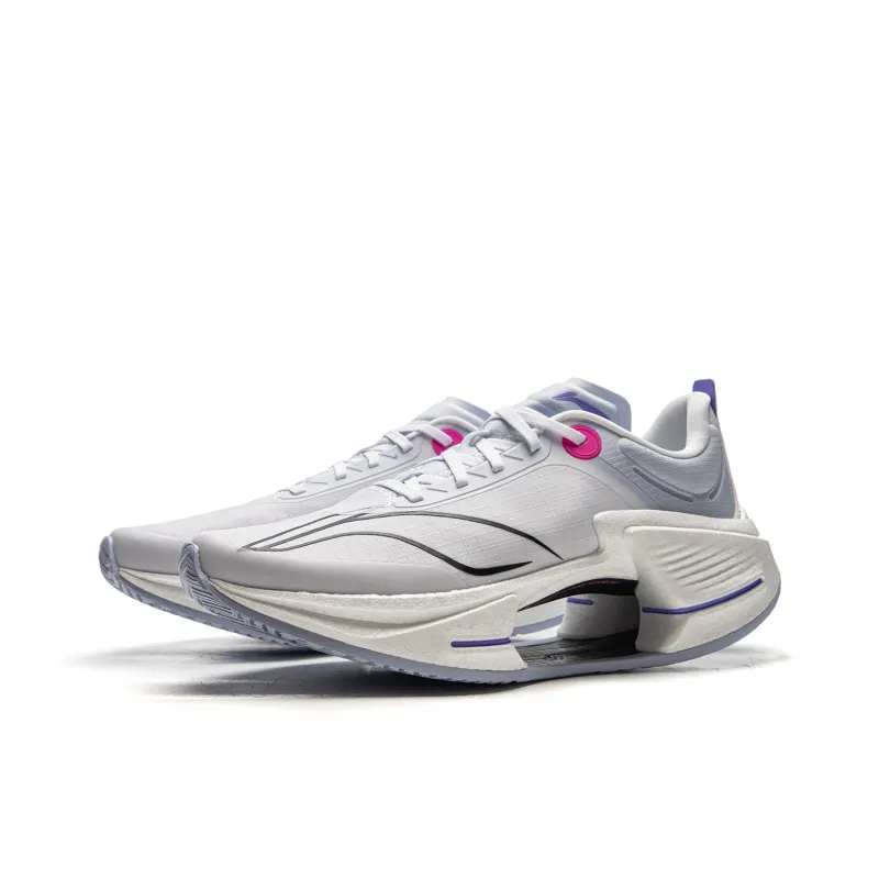 LiNing Shadow 3 ESSENTIAL Low Top Running Shoes Men's White Purple-2