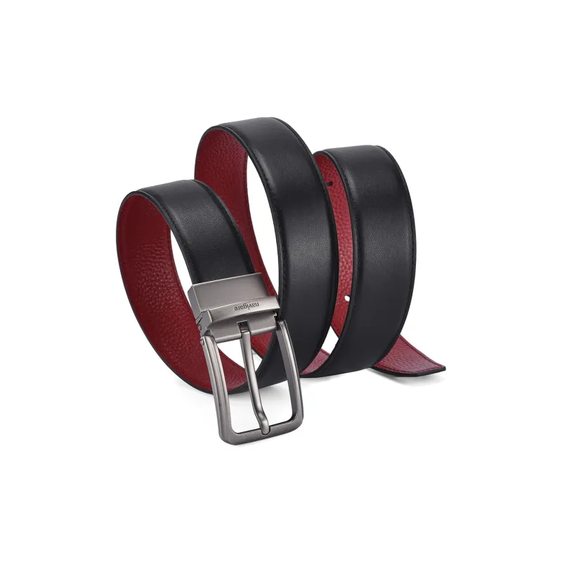 NAVIGARE Top Grain Cow Leather Leather Belts Men's 3.5cm-13