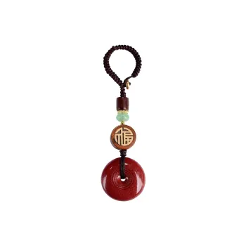 Yutang Reconstructed Cinnabar Pendants Unisex