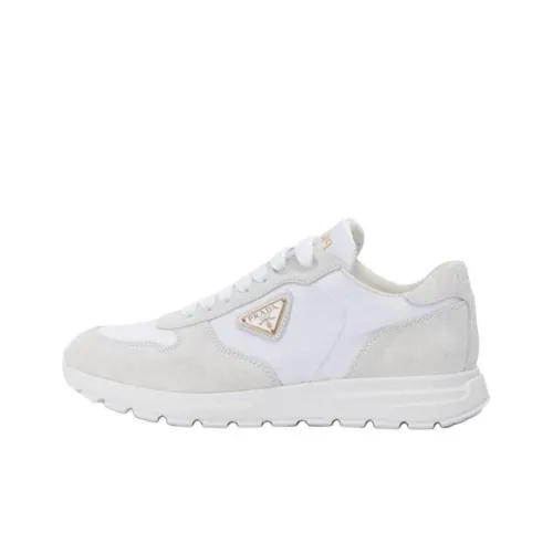 PRADA Low Top Casual Shoes Women's White