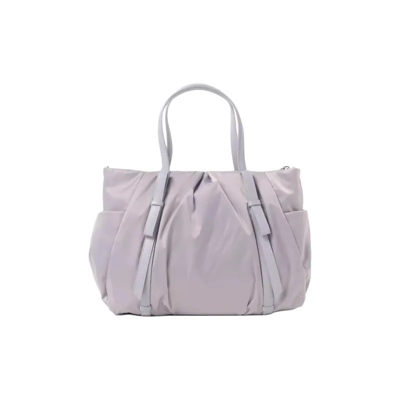 Beams Heart Polyester Tote Bag, Shopping Bag, Handbag Women's Gray-0