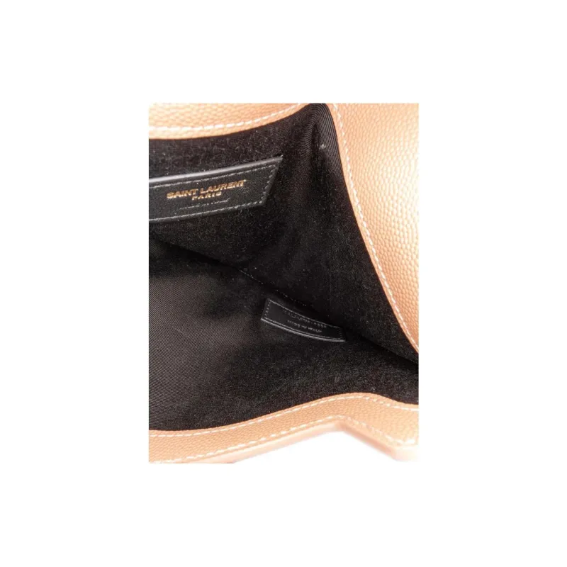 SAINT LAURENT 2023 Grain De Poudre Uptown Pouch Clutch Bag-5