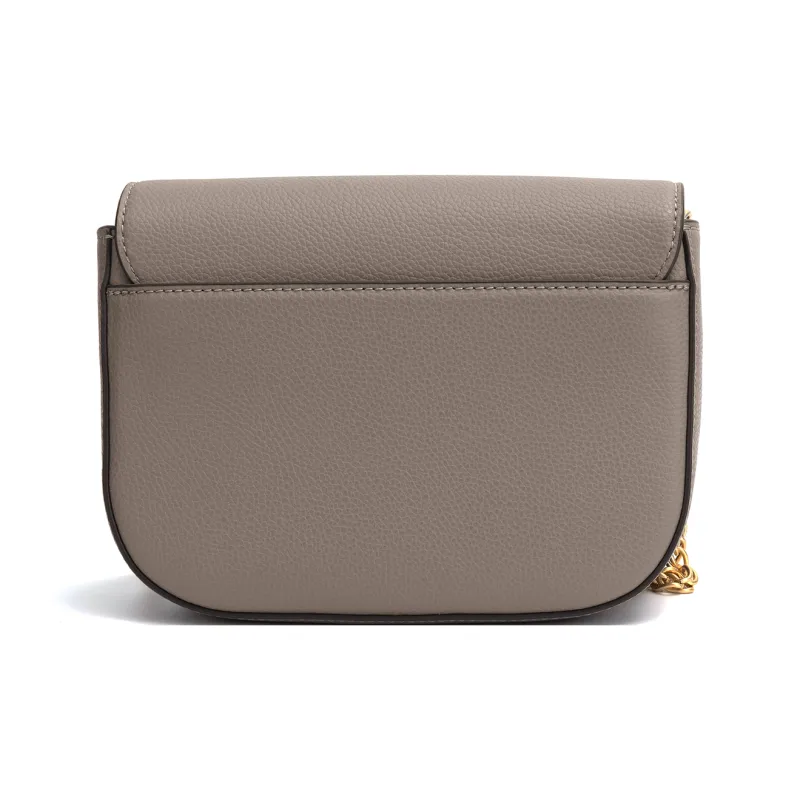 TORY BURCH Robinson Litchi Grain Leather Crossbody Bag, Shoulder Bag Women's Hawk Gray-2