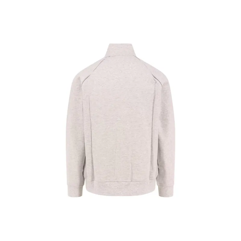 Brunello Cucinelli Drop Shoulder Zipped Sweatshirt-1