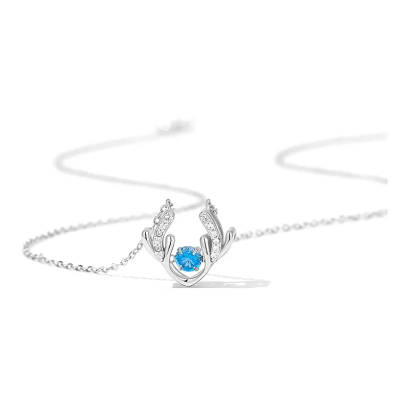 Lady Go Silver Necklaces Women's-3