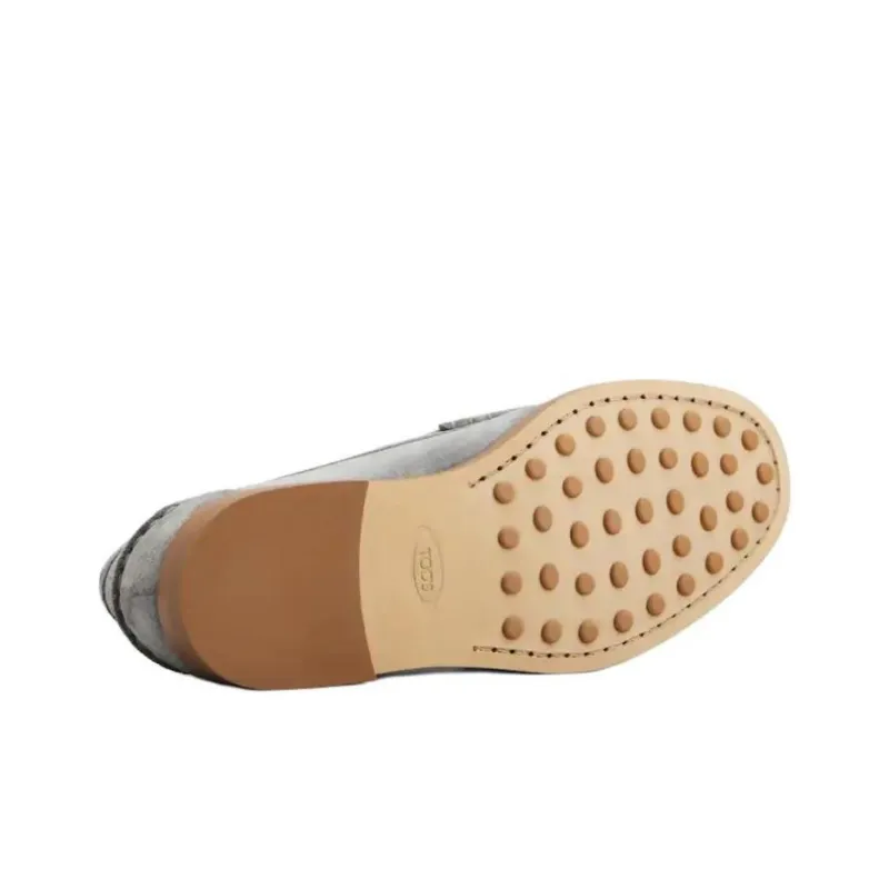 TOD'S Square Toe Penny Loafers Women's-4