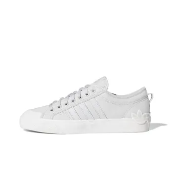 Nizza Adidas Originals 'Oversize Heel Logo Light Solid Grey'