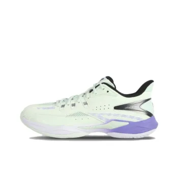VICTOR Wear Resistant Support Slip Resistant Low Top Badminton Shoes Unisex Cyan Purple Black