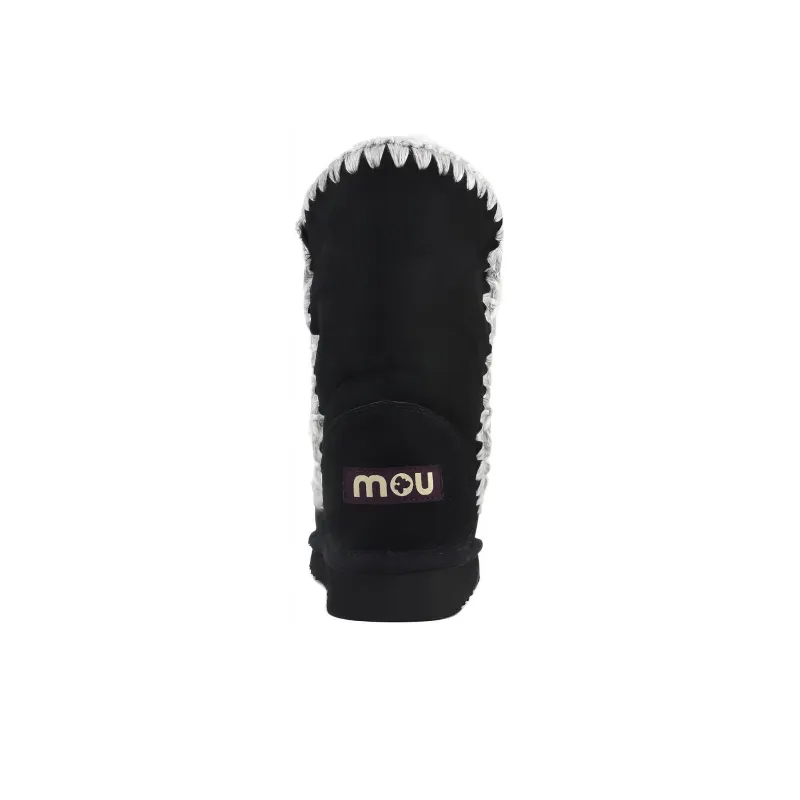 Mou Whipstitch-detail Suede Eskimo Boots-4