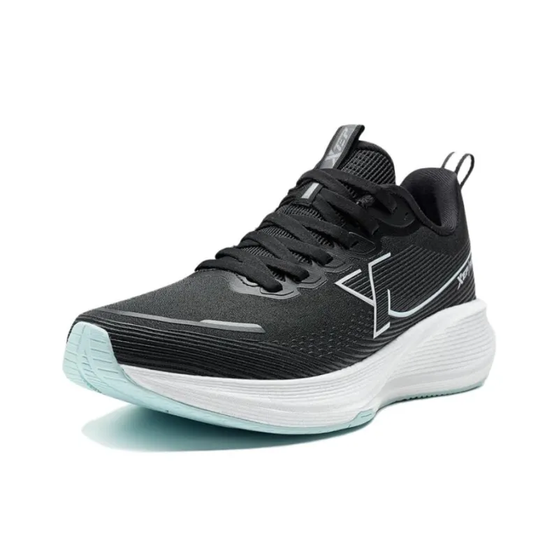 XTEP Kunpeng Wear-Resistant Balance Rebound Low-Top Casual Trail Running Running Shoes Women's Black-1