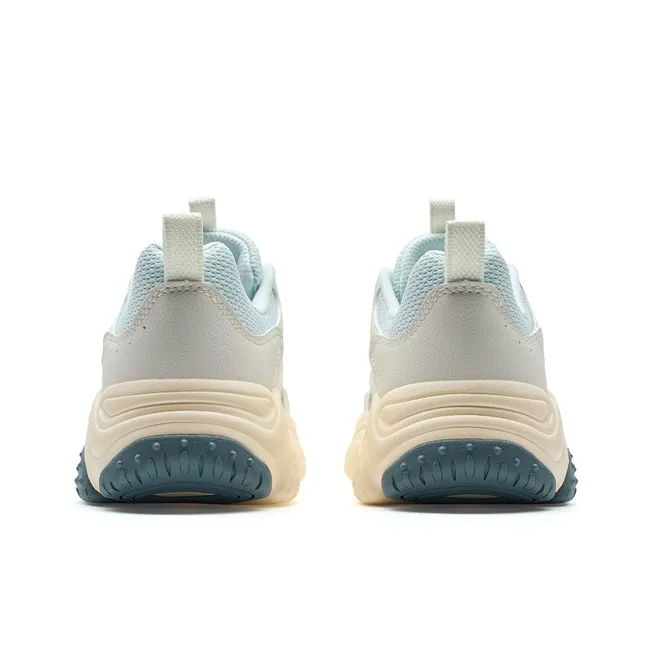 XTEP Nomadic Cushioning Abrasion Resistant Lightweight Low Top Casual Shoes Women's Blue White-4