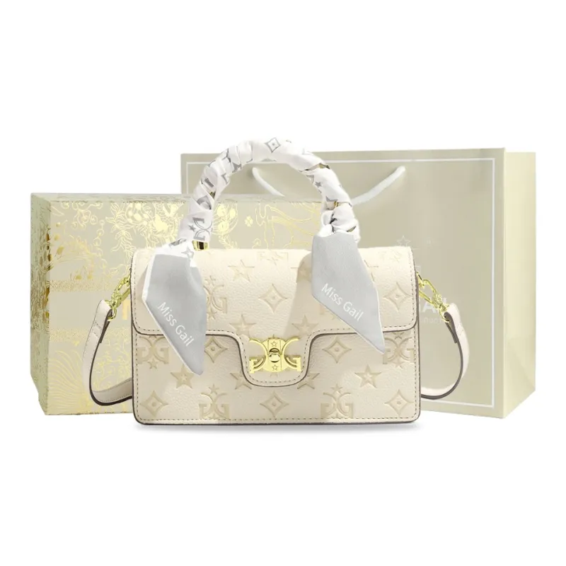 MISS GAIL Synthetic Leather Shoulder Bag, Crossbody Bag, Handbag Regular Women's Pink/White-6