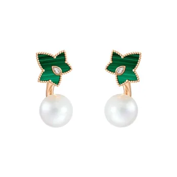Lola Rose Malachite Earrings Women's Green White