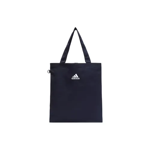 Adidas Cotton Canvas Canvas Bag Handbags Regular Unisex Navy Blue