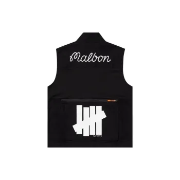 Malbon Golf X UNDEFEATED Vests Unisex Black