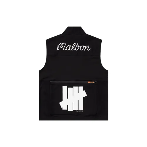 Malbon Golf X UNDEFEATED Vests Unisex Black