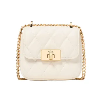 Kate Spade Cow Leather Shoulder Bag Crossbody Bag Small Size Women's Ecru