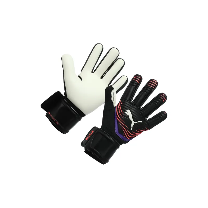 PUMA Fabric Latex Artificial Leather Sports Gloves Men's Black-1