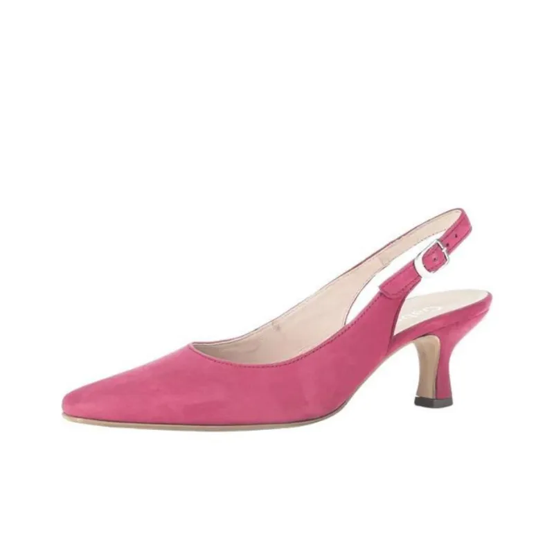 Gabor Fashion Chunky Heel High Heels 6cm Women's Pink-2