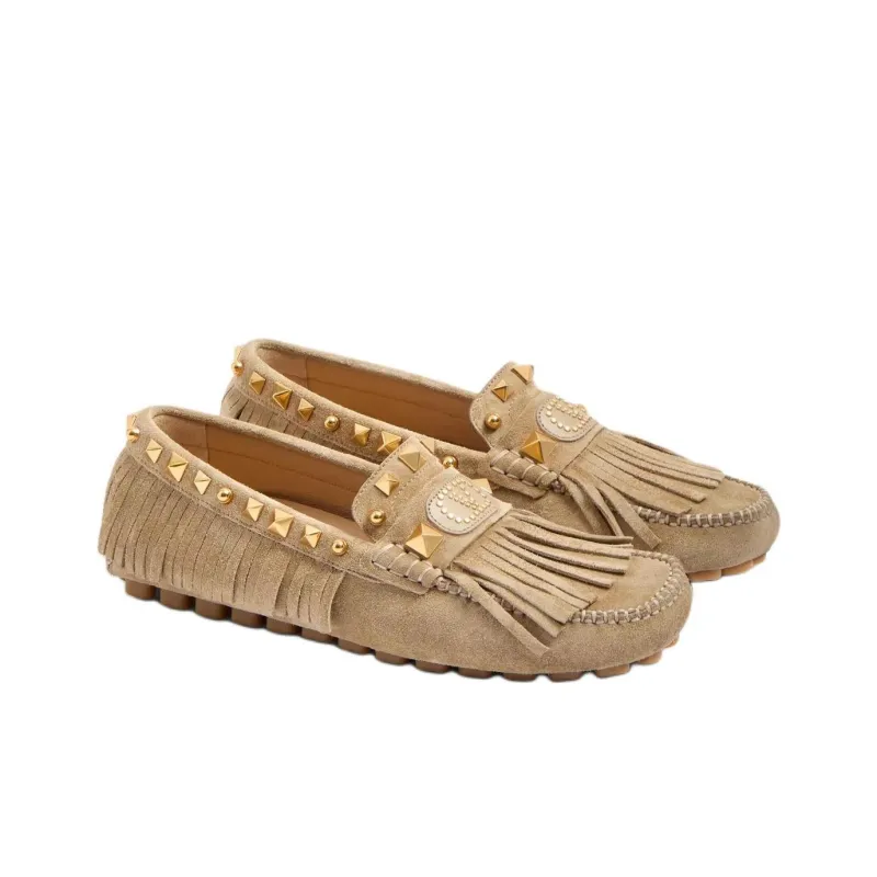 Valentino Loafers Women's Sandy Umber-2