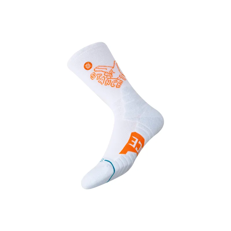 Stance Basketball Socks Unisex 1 Pack Light Blue-5