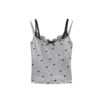 GUKOO Tank Tops Women's Mist Heather Gray