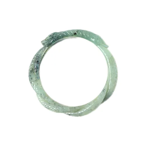 South Asia Serpentine Jade Bangles Unisex