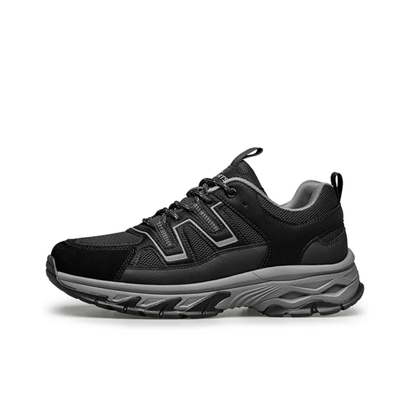KANGLONG Support Balance Height Increasing Thermal Low Top Casual Shoes Men's-1