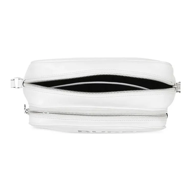 Burberry Wool Shoulder Bag Crossbody Bag Women's White-4