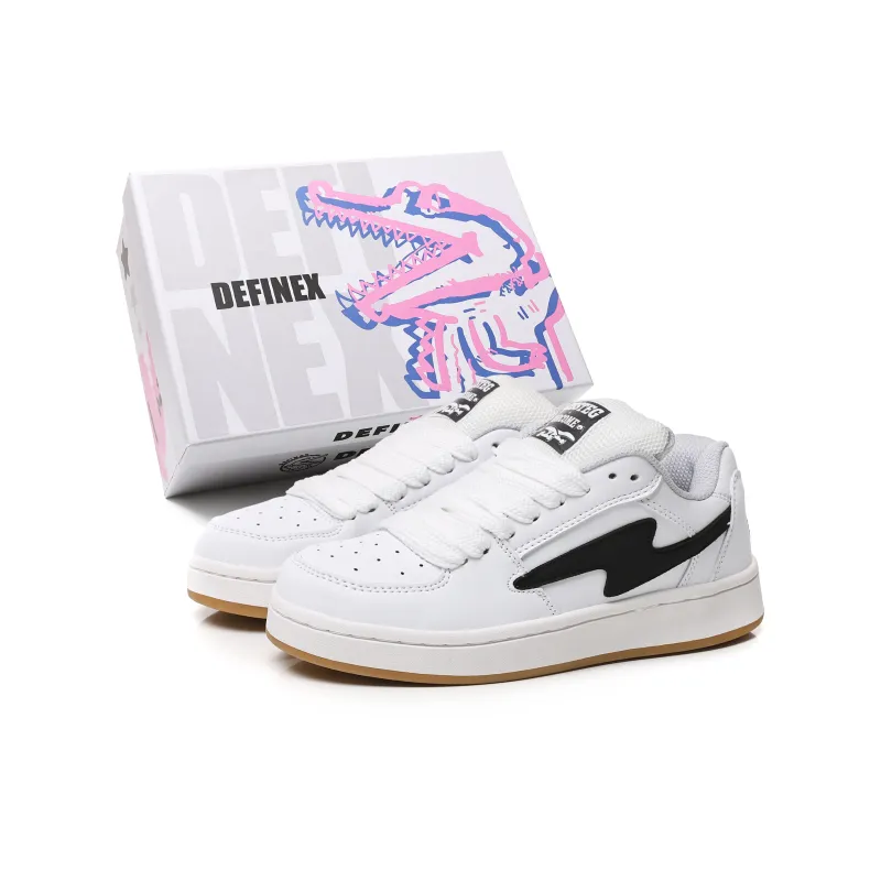 DEFINEX Anti-Slip And Wear-Resistant Height Increasing Low-Top Skateboard Shoes Unisex-7