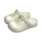 White[Korean Fashion Closed Toe Slippers]EVA Soft Sole